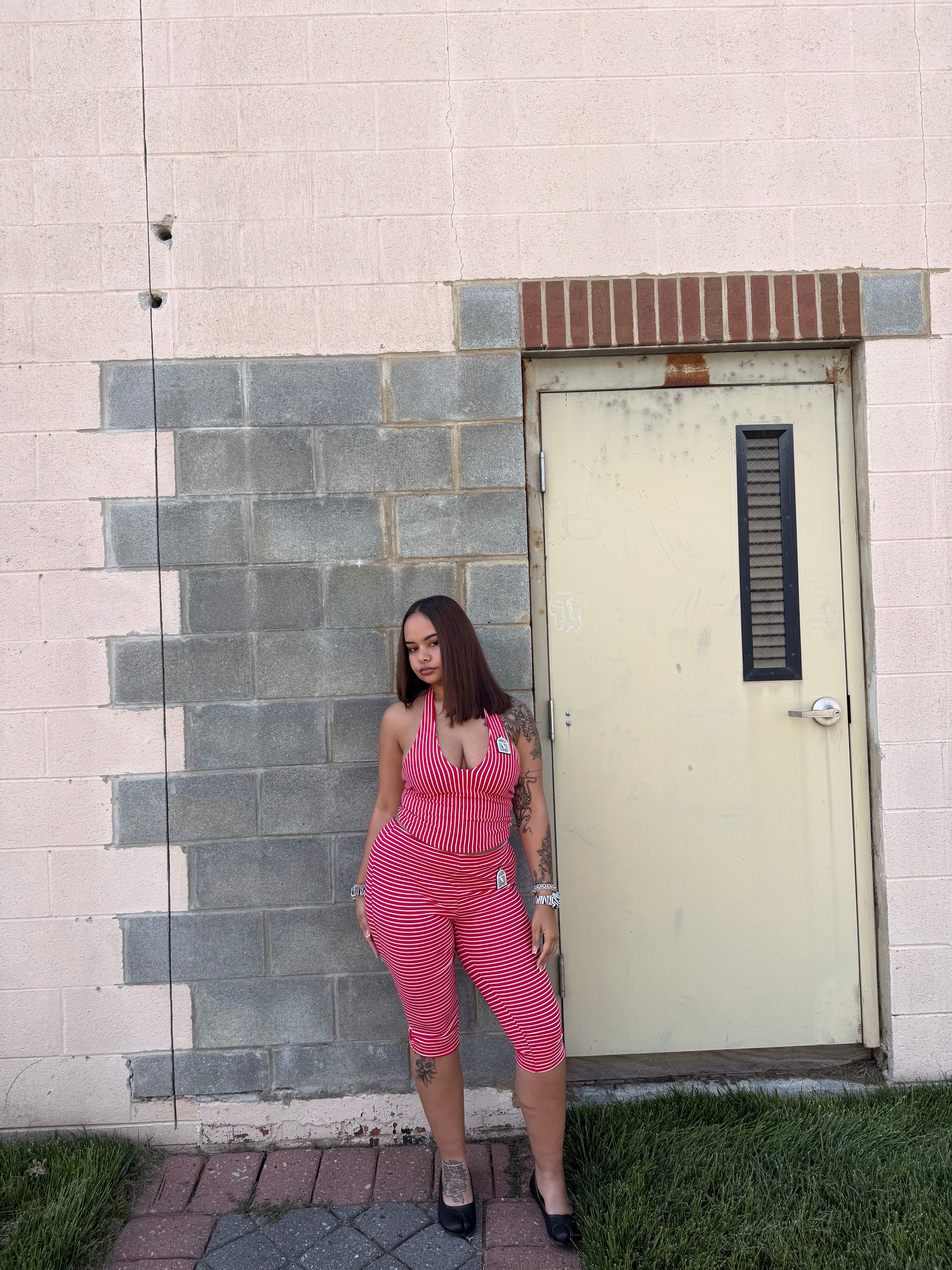 Strawberry Capri Set