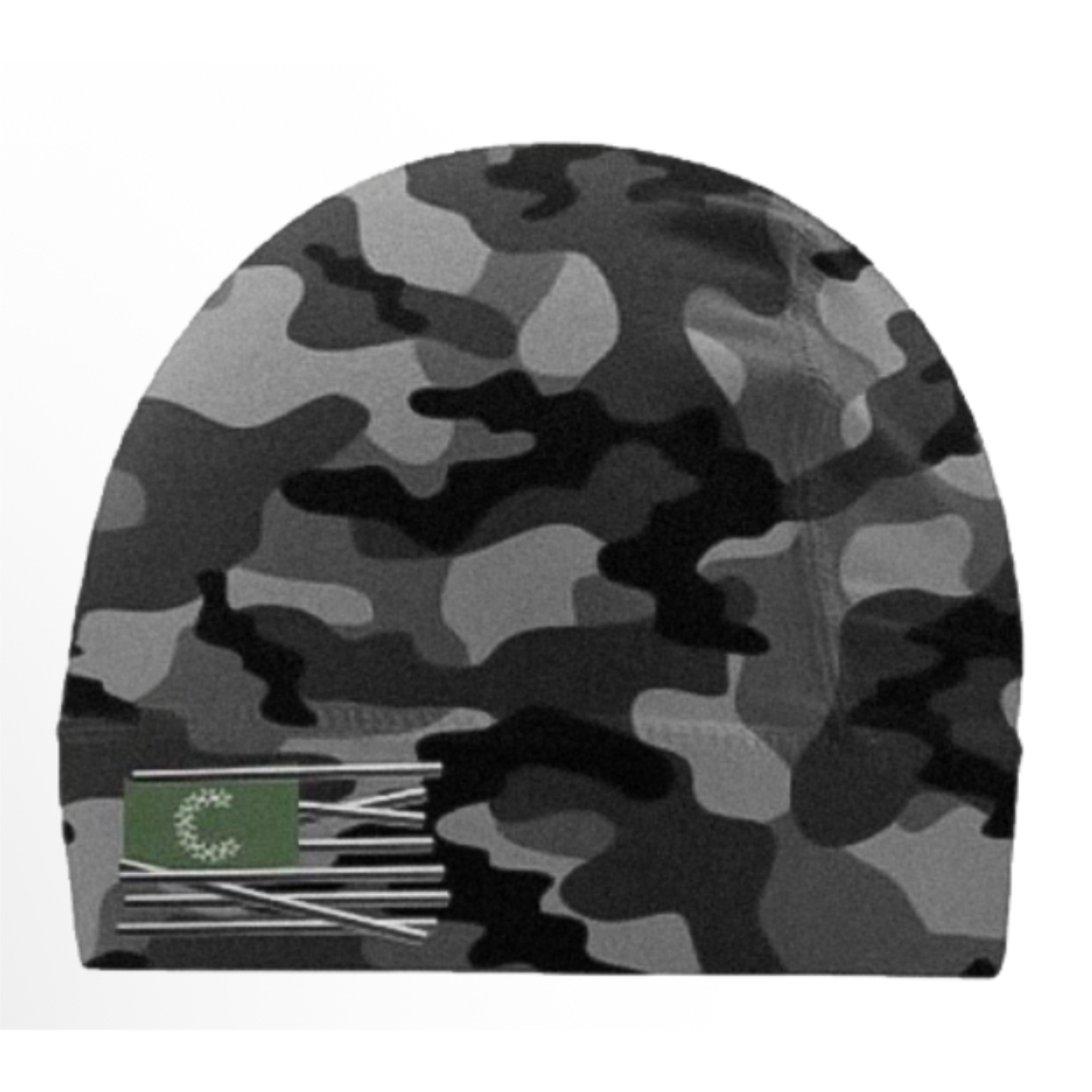 Camo flag cap